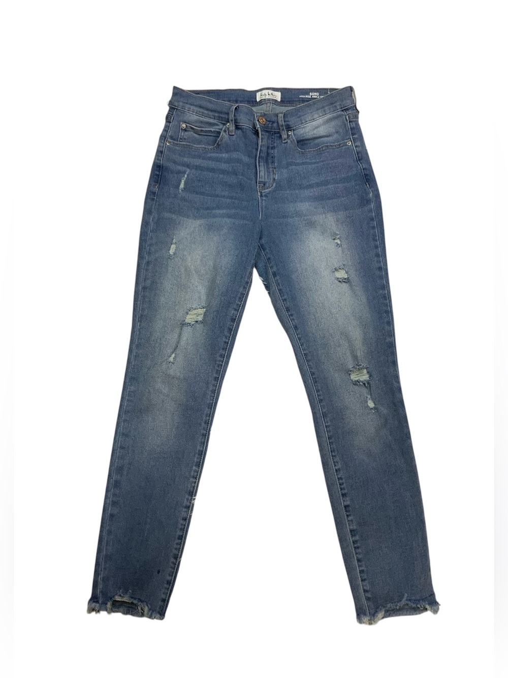 Nicole Miller High Rise Ankle Skinny Jeans